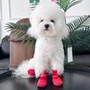 Teddy Pomeranian Dog Shoes: Non-Slip, All-Season, Waterproof Booties for Small to Medium Dogs