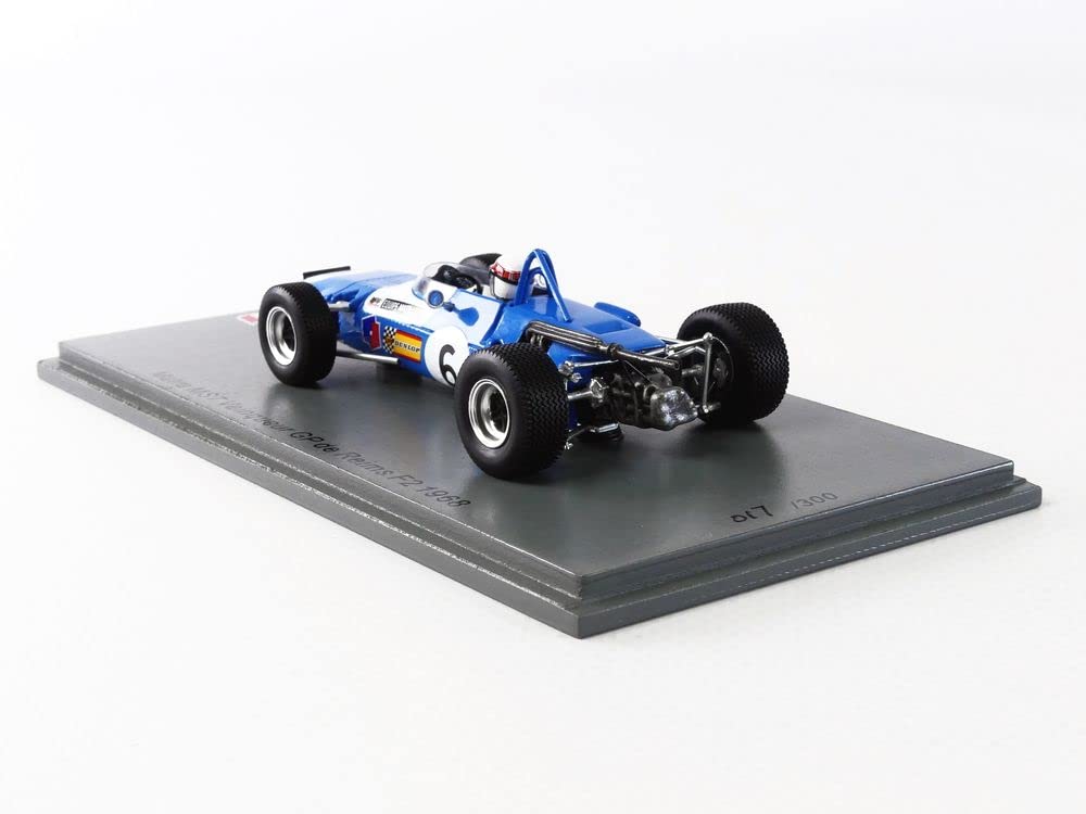 Spark National Model Matra MS7 1968 F2 Reims GP Winner Stewart 1/43 #6 J.