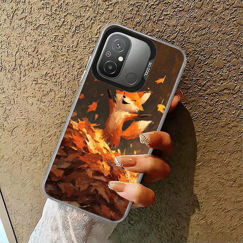 Cartoon Fox Animal Shockproof Phone Case for Xiaomi Poco X7 X6 X5 X3 Pro F7 Ultra M8 Redmi 15C 15 14C 13C 12C 10C 13 12 10