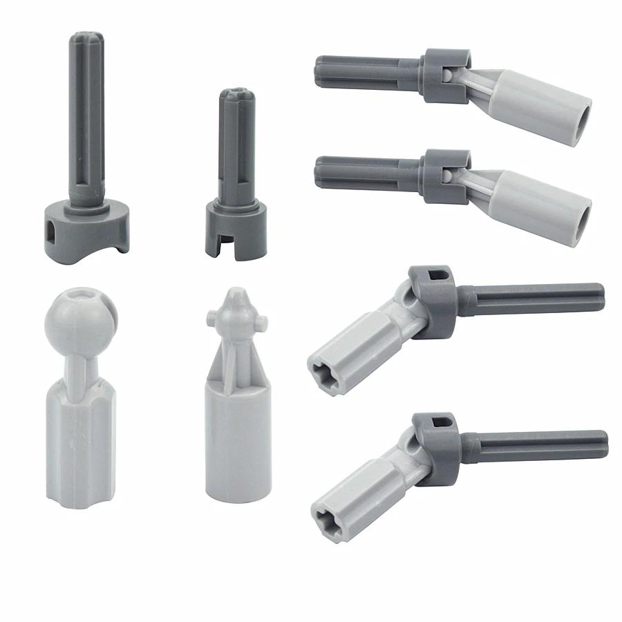 Technical Axle Steering CV Ball Joint Drive 10Pcs/Set Construction Bricks Part Connector Cardan Joint Works With 32494 52730 52731