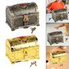 Pirate Adventure Props Jewelry Box Multifunctional Antique Storage Box for