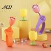 Non Slip Toilet Seat Handle Lid Lifter with Flower Handle, Silicone Easy Lifting Opener, Adjustable Anti-slip Gadget, No-touch for Bathroom Convenient