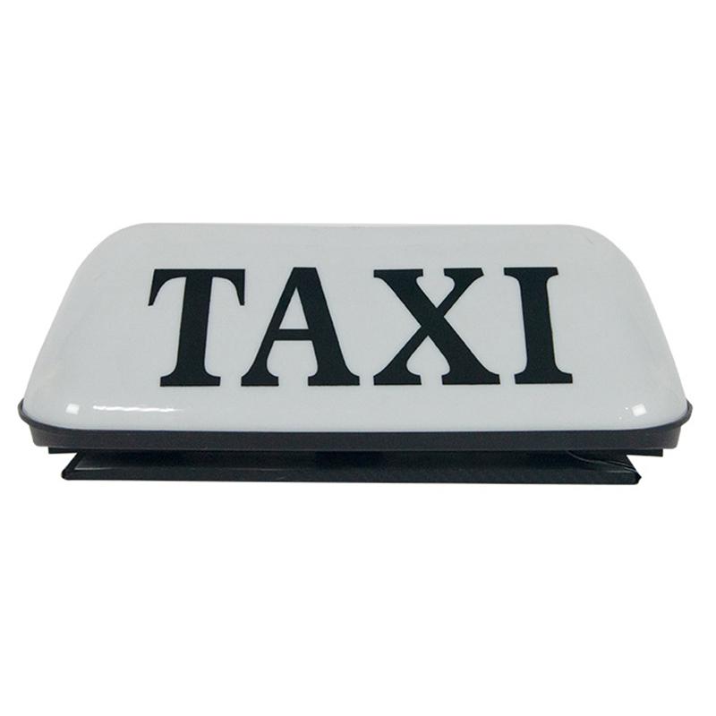 Taxi Cab Sign Roof Top Topper Car Magnetic Lamp LED Light Waterproof 12V TAXI Roof Lamp Bright Top Board Roof Sign Led Light New белый
