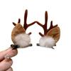 2024 Christmas Reindeer Headwear: Cute Deer Hair Clips & Accessories for Kids