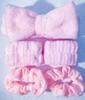 16-Piece Multi-Color Soft Headband and Hair Clip Set with Bowknot Washband and Elastic Hair Ties