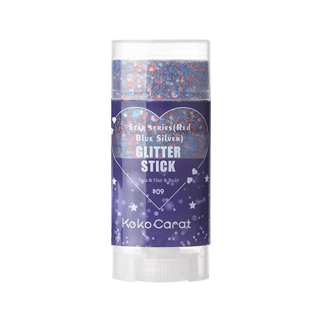 Glitter Stick for Face Hair and Body Star Series Large Capacity Easy Application for Festivals Parties Events DIY Art Craft