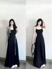 Summer 2026 Women's Elegant Slimming A-line Bodycon Dress with Spaghetti Straps