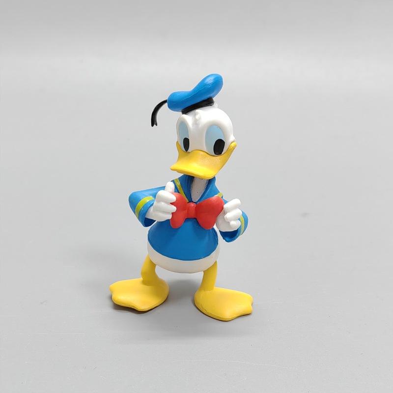 

7cm Disney Kawaii Anime Figure Donald Duck Chip Dale Action Figurine Mini Model Hobby Toy Cake Party Birthday Decoration Gift