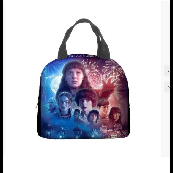 Portable Bento Bag Cartoon Thermal Insulation Bag Aluminum Foil Lunch Bag Student Bento Bag Thickened Thermal Insulation Lunch Box Bag