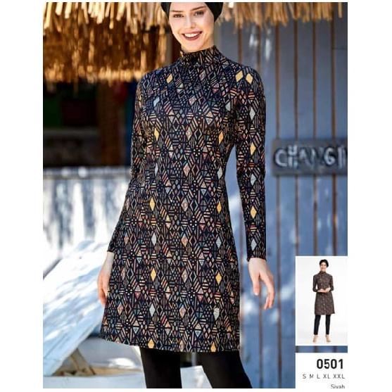 

Новинка Синий комплект с цветочным принтом Мусульманская скромная пляжная одежда Купальник с полной посадкой Пляжная одежда Буркини Купальный комплект большого размера (Без 5XL