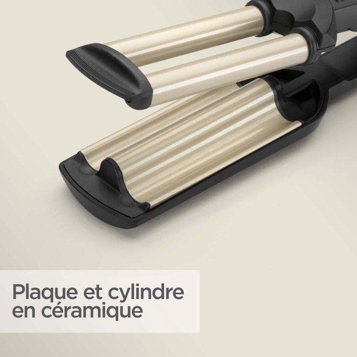Styler wavy - BABYLISS - C260E - Nano titane céramique - Effet ondulé - 3 températures