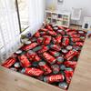Christmas gift Halloween themed cola beverage Coca Cola carpet is suitable for living room and bedroom doormats office balcony decorative carpet V25