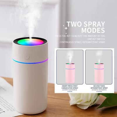 320 ml mini zvlhčovač vzduchu do auta prenosný osviežovač vzduchu s LED nočným svetlom USB difúzor napájacieho oleja pre príslušenstvo interiéru auta
