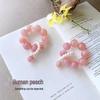 Xiaohongshu Style Soft Pink Crystal Hand Twist Prayer Beads - Student Version