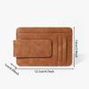 Women and men pu leather wallet multi-functional wallet card case card holder