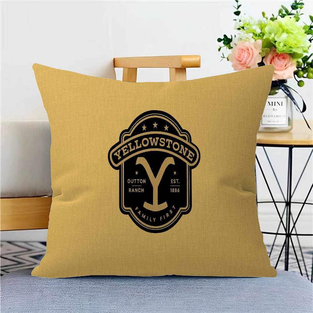 Y-Yellowstone Pillow Gift Home Office Decoration Pillow Bedroom Sofa Car Cushion CoverPillow Case