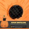Self-inflating Halloween Decoration Halloween Pumpkin, Incl LEDs Outdoor Weatherproof, 76 X 64 X 115cm, Orange