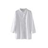 2026 Spring Women's Chinese Retro Linen Stand Collar Shirt with Frog Buttons for Tea Ceremony, Meditation, Zen & Tai Chi Exercise