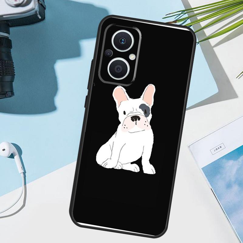 French Bulldog Dog Case For OPPO Reno 11 12 13 13F 12F 11F 8T 7 8 10 Pro OPPO Find X8 Pro X6 X3 X5 Lite Cover