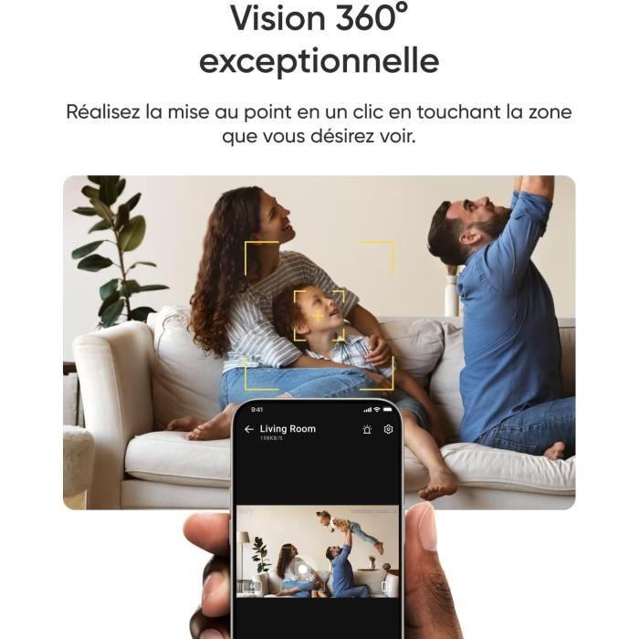 Caméra de Surveillance 4K UHD eufy Security E30 avec IA