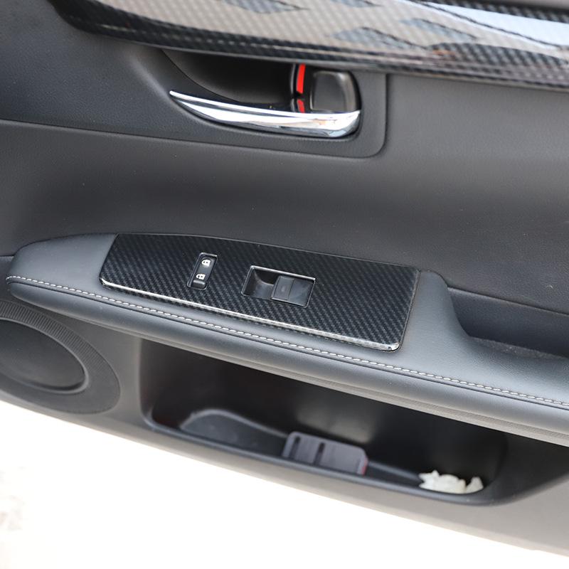 Peach Wood Grain Gear Lever Guard for 15-17 ES Cars - Interior Protective Sticker.