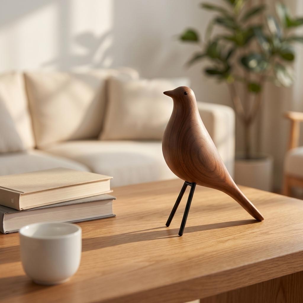 Creative Bird Sculpture Table Decor Modern Artistic Bird Figurine for Home Office Desktop Decoration Unique Minimalist Design