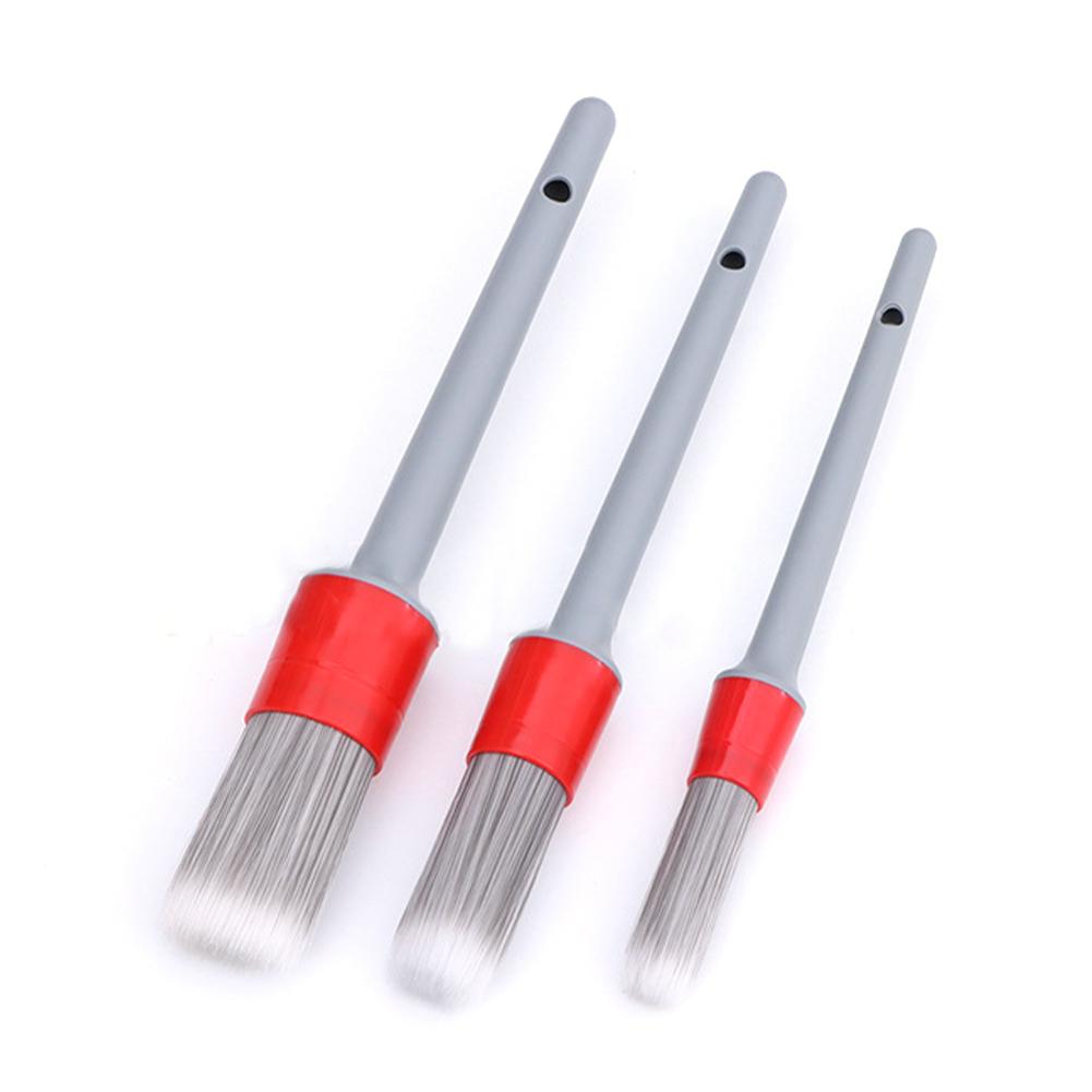 3PCS Car Detailing Brush Super Soft Auto Interior Detail Brush With Synthetic Bristles Car Dash Duster Brush