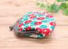 Made in Japan Gama-guchi Wallet Coin Purse Camellia Parent-and-Child Gama-guchi Cotton 10.5 × 17 × 1.5 cm