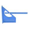 Woodworking Semi Circular Pointer Angle     Aluminum Alloy Carpenter Protractor 3D   Multifunctional Ruler