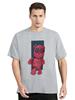 Fashion All-match Women Cotton T-shirt Cartoons Cute Bear Tops Summer Black Classic O-Neck Tee Women Clothes Hip Hop Tshirt