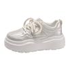 Fashion retro versatile heightening platform white shoes board shoes women's 2025 new spring and autumn light casual sports shoes