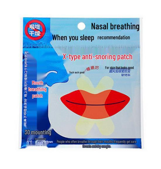 Japanese Anti-Snoring Mouth Sealing Patch - Oral Breathing Corrector Tape for Sleep