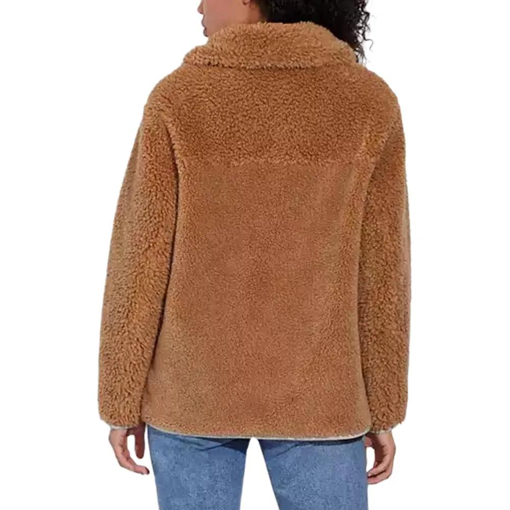 COACH FW22 Jackets Coats Women's Brown (Unisex) Velvet Jackets CB629 HZL