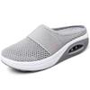 Xia's New Large-size Lazy One-pedal Bag Head Mesh Thick-soled Slippers Women's Slope Heel Slippers Women's