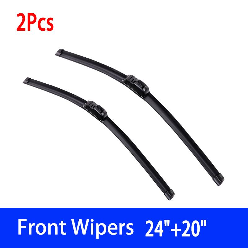 

For BMW X5 F15 2013-2018 Car Wiper U-type Soft Rubber Boneless Wiper HD Quiet Durable Automotive Wiper 24 +20