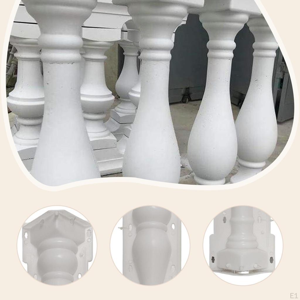 Roman Column Model, Decoration Plaster Concrete Balustrades Model Cement Casting Tool for Yard