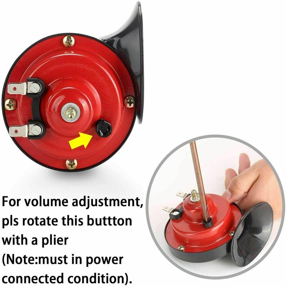 Auto Accessories Electric Snail Horn 12V Trucks Car Styling Car Horn 300 DB Air Horn