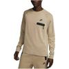 New Nike Sweatshirts Men's Beige FD9881-247