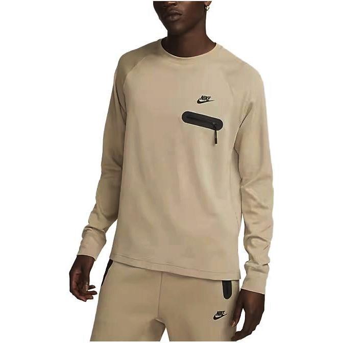 New Nike Sweatshirts Men's Beige FD9881-247
