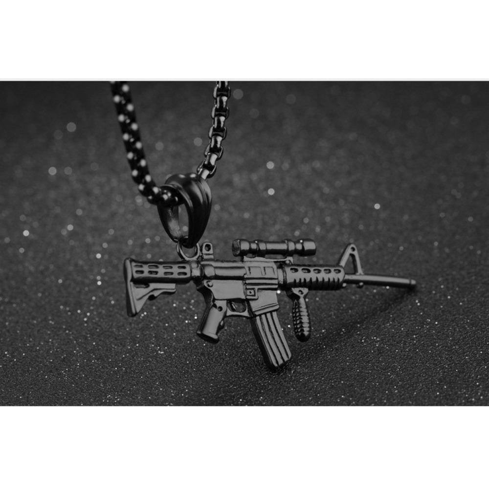 New Hip Hop New Necklace Pendant Trendy Men's Scripture Round Copper Coin Rope Tide Cross
