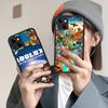 Popular Game R-Roblox Phone Case For IPhone 16 Pro Max 15 14 13 12 11 XS MAX X Plus Candy Color Matte TPU Phone Cover
