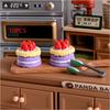 5/10PCS Dollhouse Miniature Simulation Cream Strawberry Cake Model Food Toy Home Ornaments Kids Pretend Toys Gift