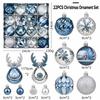 22Pcs/Set 6CM Christmas Ball Shiny Xmas Baubles Durable Christmas Pendant Decorations  Storefront