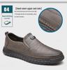 Men's Genuine Leather Casual Business Shoes - Versatile Cowhide with Soft Non-Slip Sole