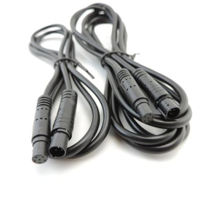 6pin Male To Female Car DVR Camera Rear View Camera Copper Connector Cable Wire 6 Core Vehicle Cord Extension HD Monitor Q1