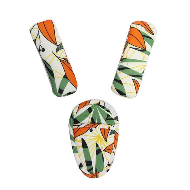 Adjustable Shoulder Strap Protectors Easy to Clean Kit Universal Pushchair Belt Cover Set 3pcs/set Durable for Strollers