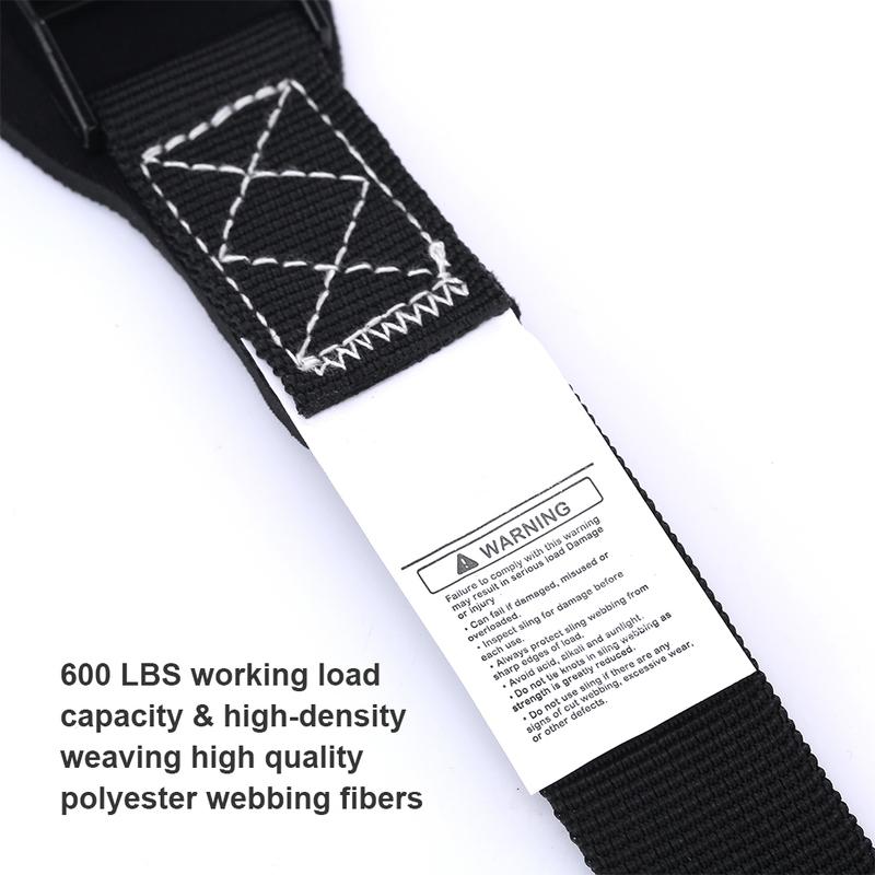 2 Pieces Lashing Strap Adjustable Tie Down Nylon Ratchet Tension Belt with Buckle Motorcycle Bicycle Lash Straps