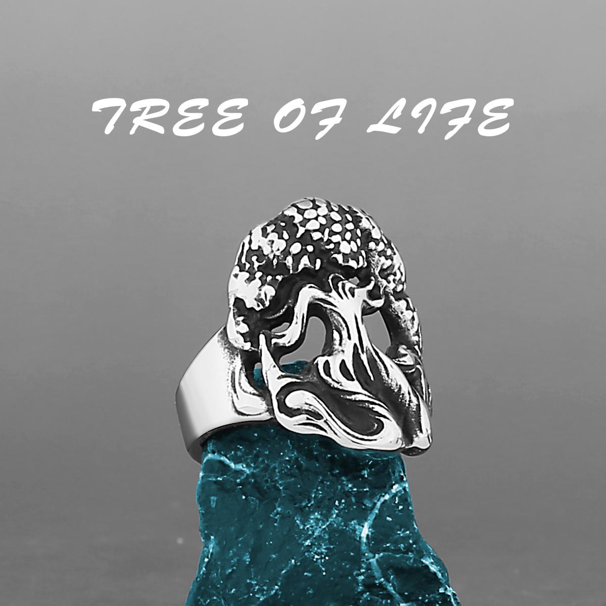 

Северное кольцо викингов из нержавеющей стали, якорь, компас, Древо жизни, руна викингов, волк, мужское и женское кольцо, ювелирная фабрика 7