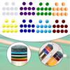 10x Pool Cue Tip Pads 0.43inch Acrylic Pool Cue Accessories Ferrule Pads Billiards Accessory for Club Competition Bar Leisure