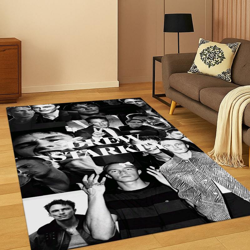 Drew Starkey Rafe Cameron Carpet Rug for Bedroom Living Room Sofa Playroom Doormat Home Decor,Kid Game Area Rug Non-slip gift